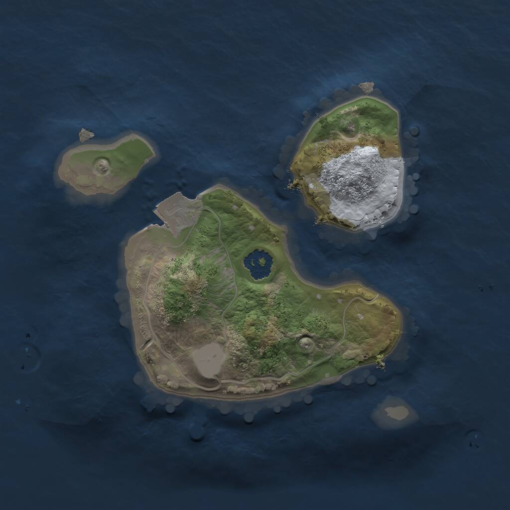 Rust Map: Procedural Map, Size: 1784, Seed: 1337, 1 Monuments