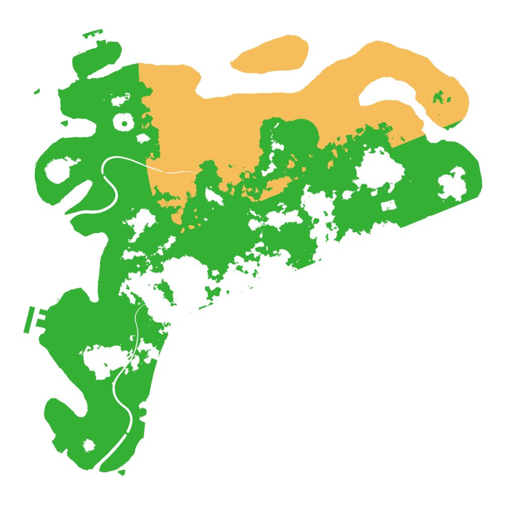 Biome Rust Map: Procedural Map, Size: 3850, Seed: 2625
