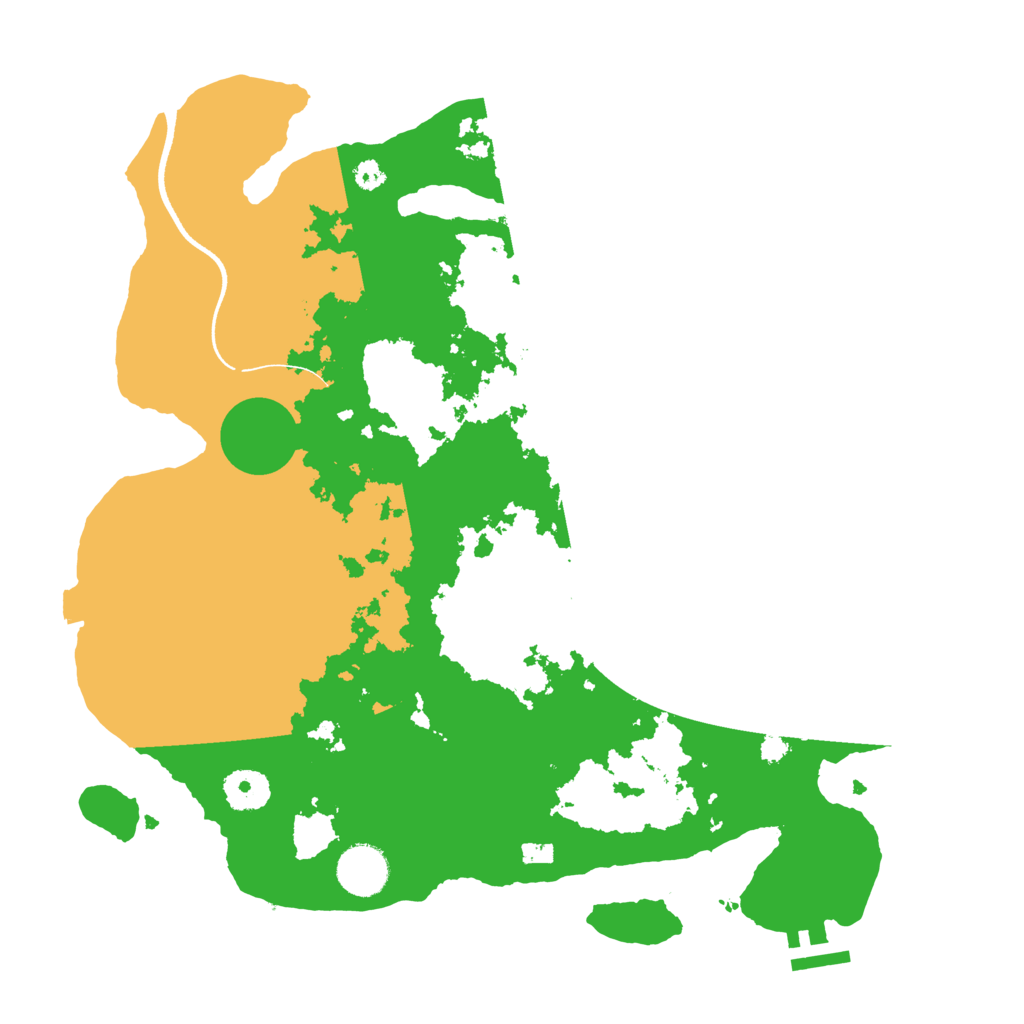 Biome Rust Map: Procedural Map, Size: 3500, Seed: 485650565