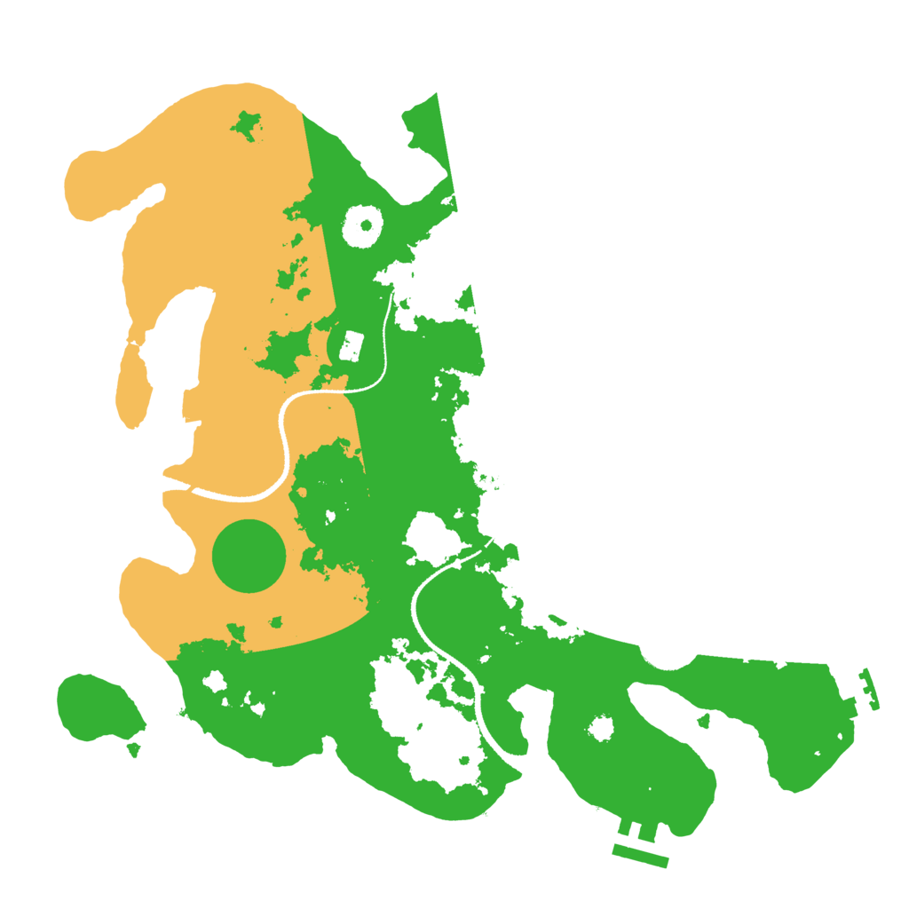 Biome Rust Map: Procedural Map, Size: 3250, Seed: 20014