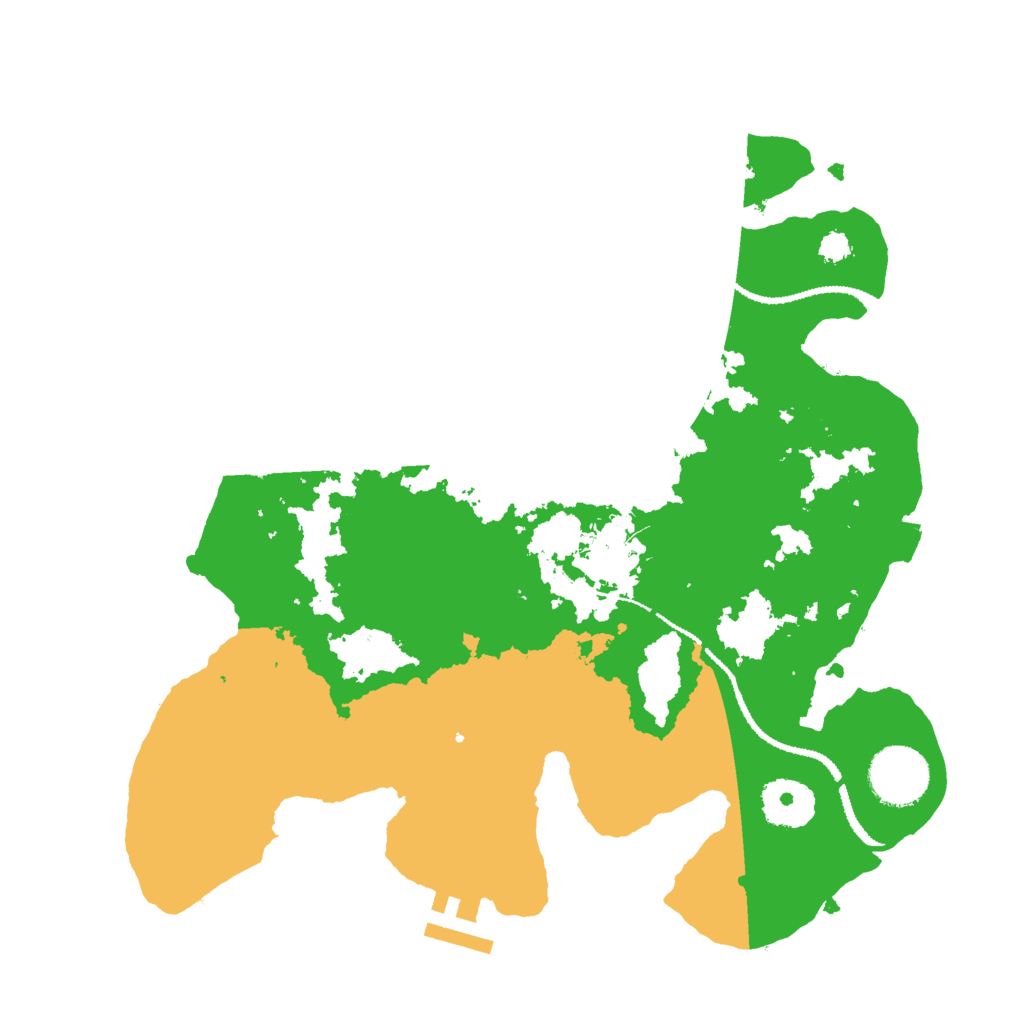 Biome Rust Map: Procedural Map, Size: 3000, Seed: 2062302458