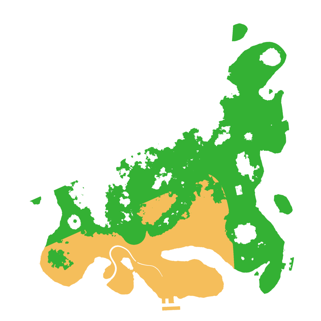 Biome Rust Map: Procedural Map, Size: 3600, Seed: 780687533