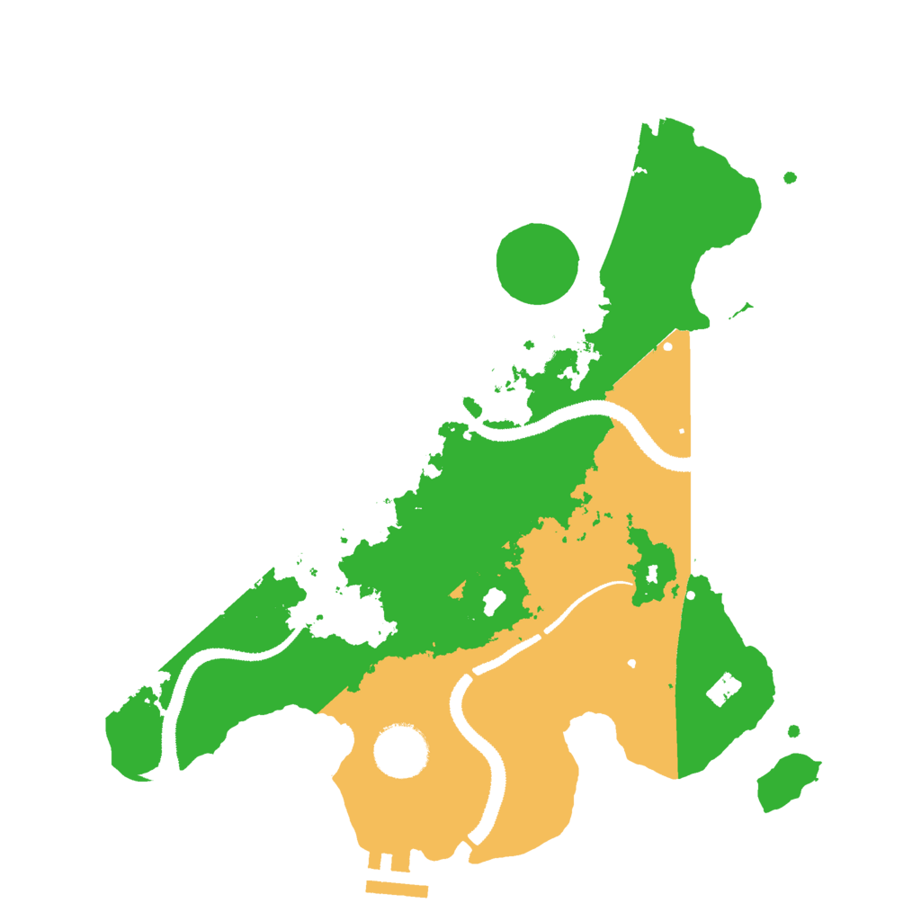Biome Rust Map: Procedural Map, Size: 3000, Seed: 1485630590
