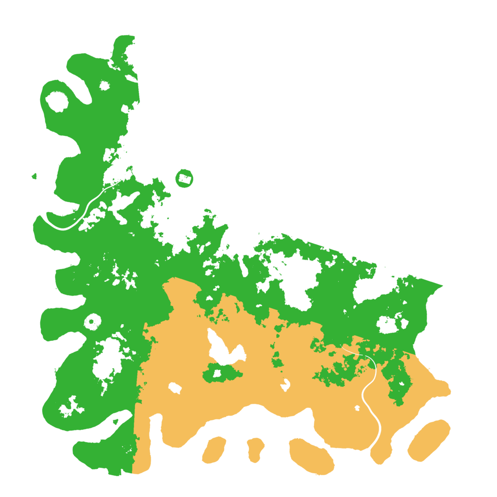 Biome Rust Map: Procedural Map, Size: 4500, Seed: 1086492