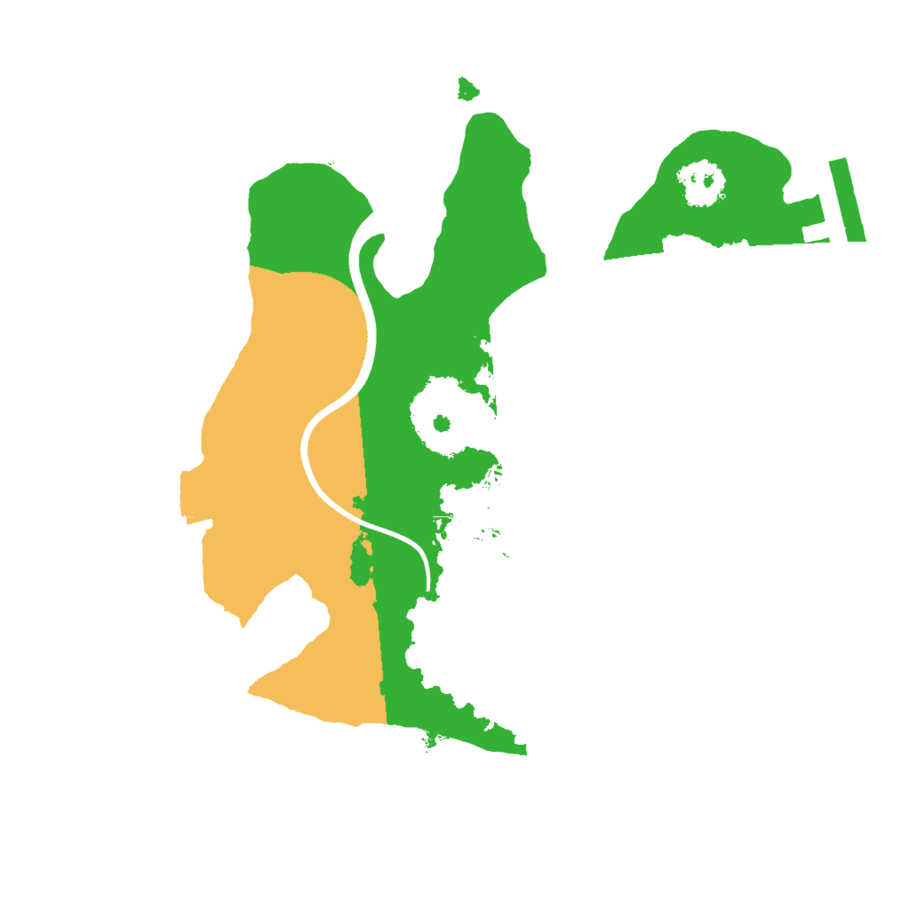 Biome Rust Map: Procedural Map, Size: 2000, Seed: 331726916