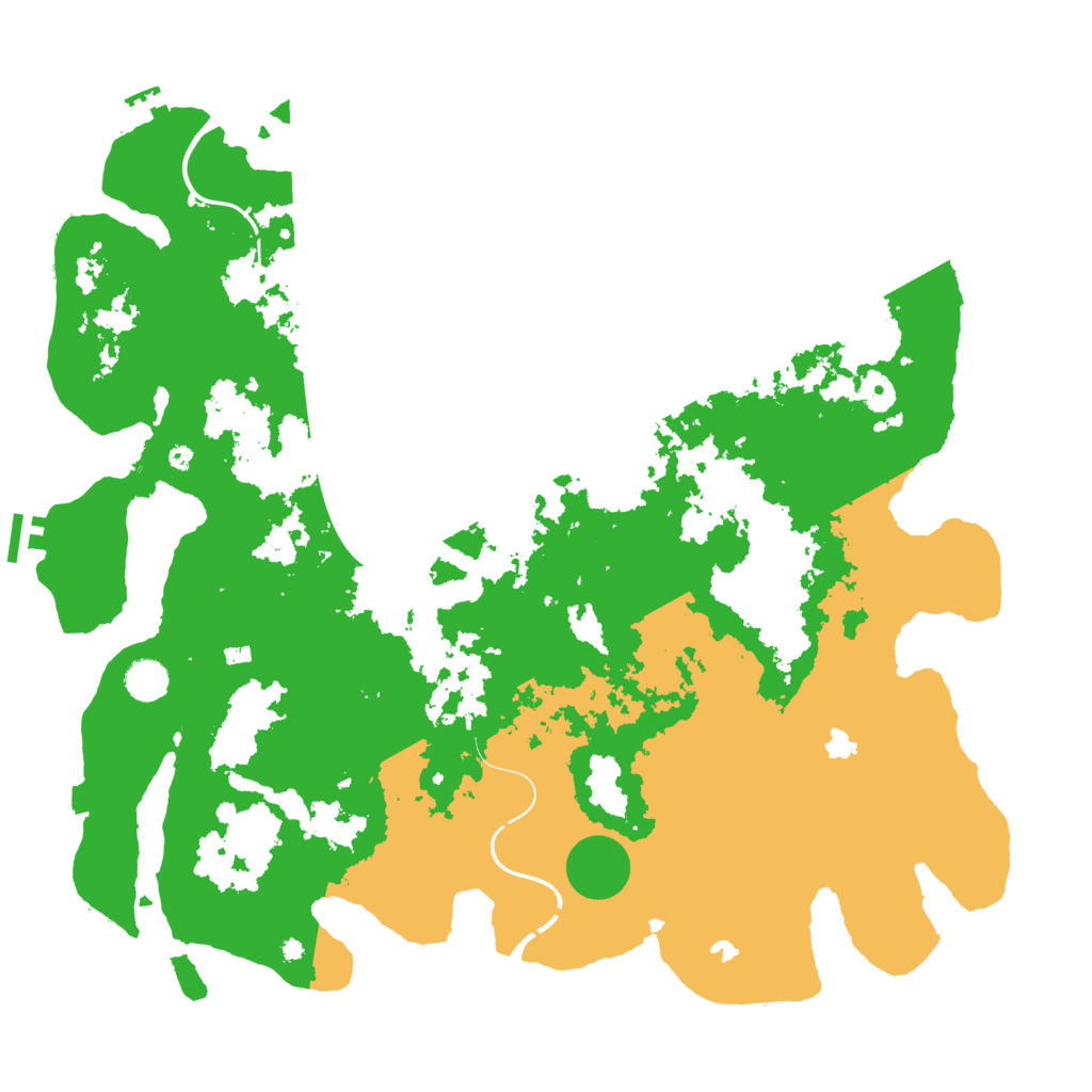 Biome Rust Map: Procedural Map, Size: 4500, Seed: 2137803738