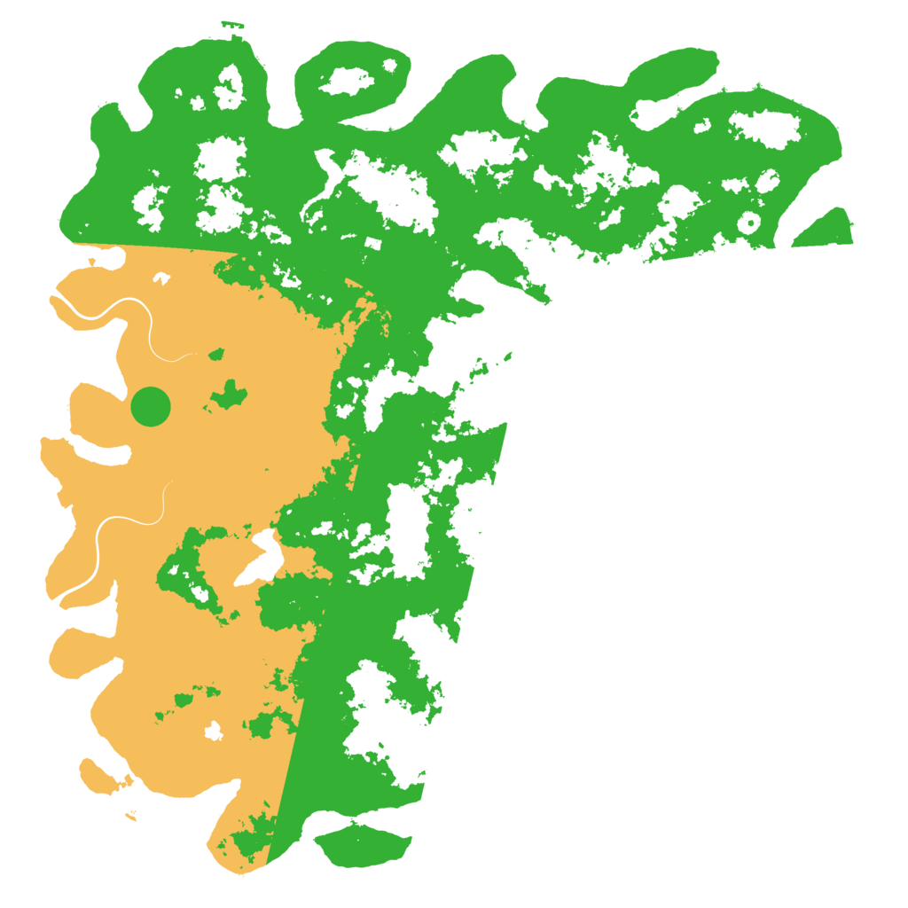 Biome Rust Map: Procedural Map, Size: 6000, Seed: 31313113