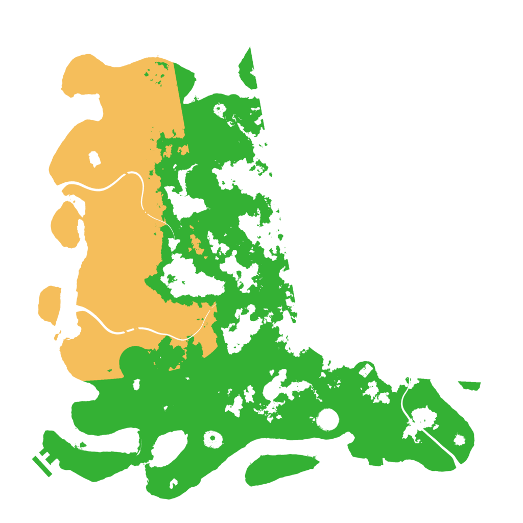 Biome Rust Map: Procedural Map, Size: 4250, Seed: 521149504