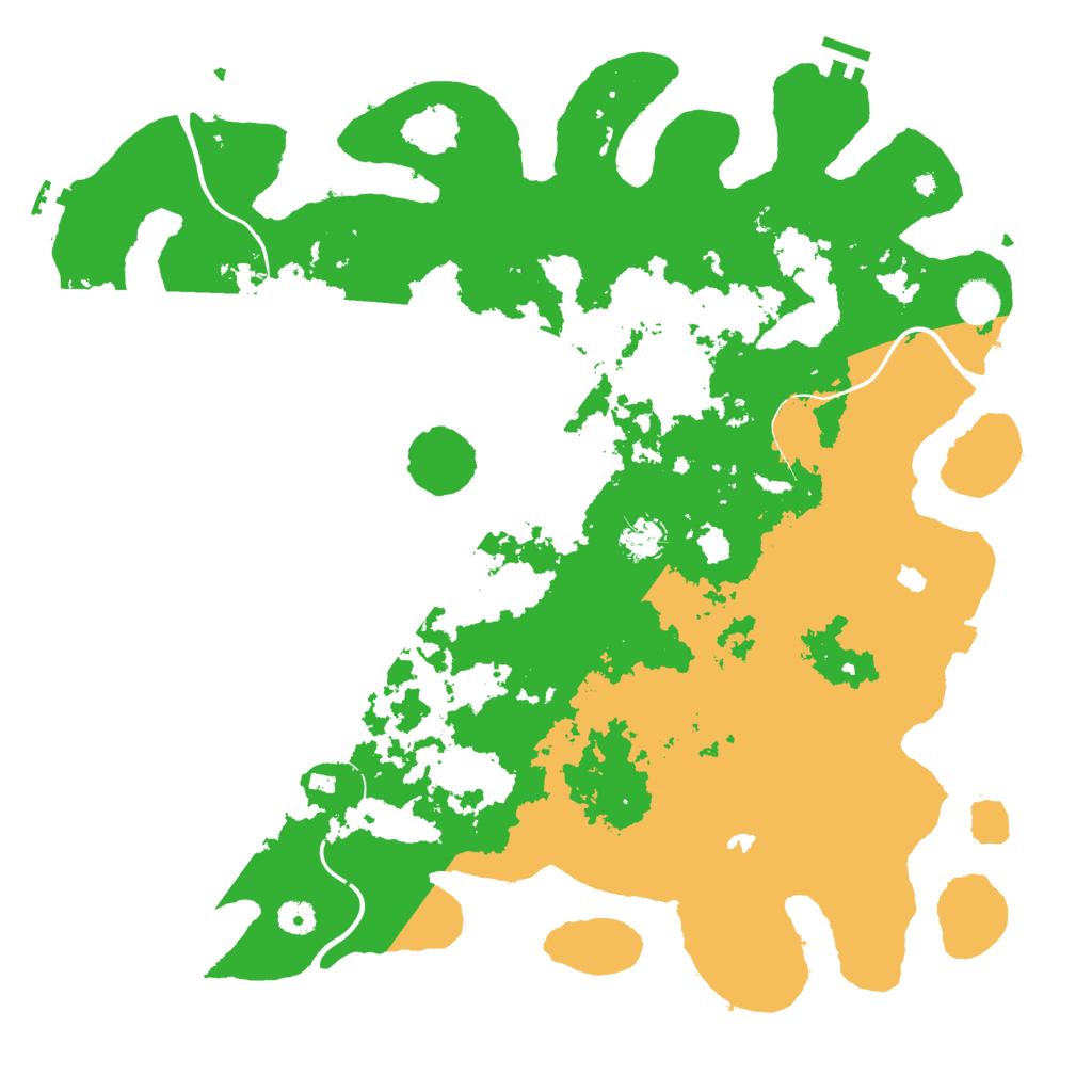 Biome Rust Map: Procedural Map, Size: 4500, Seed: 2062025