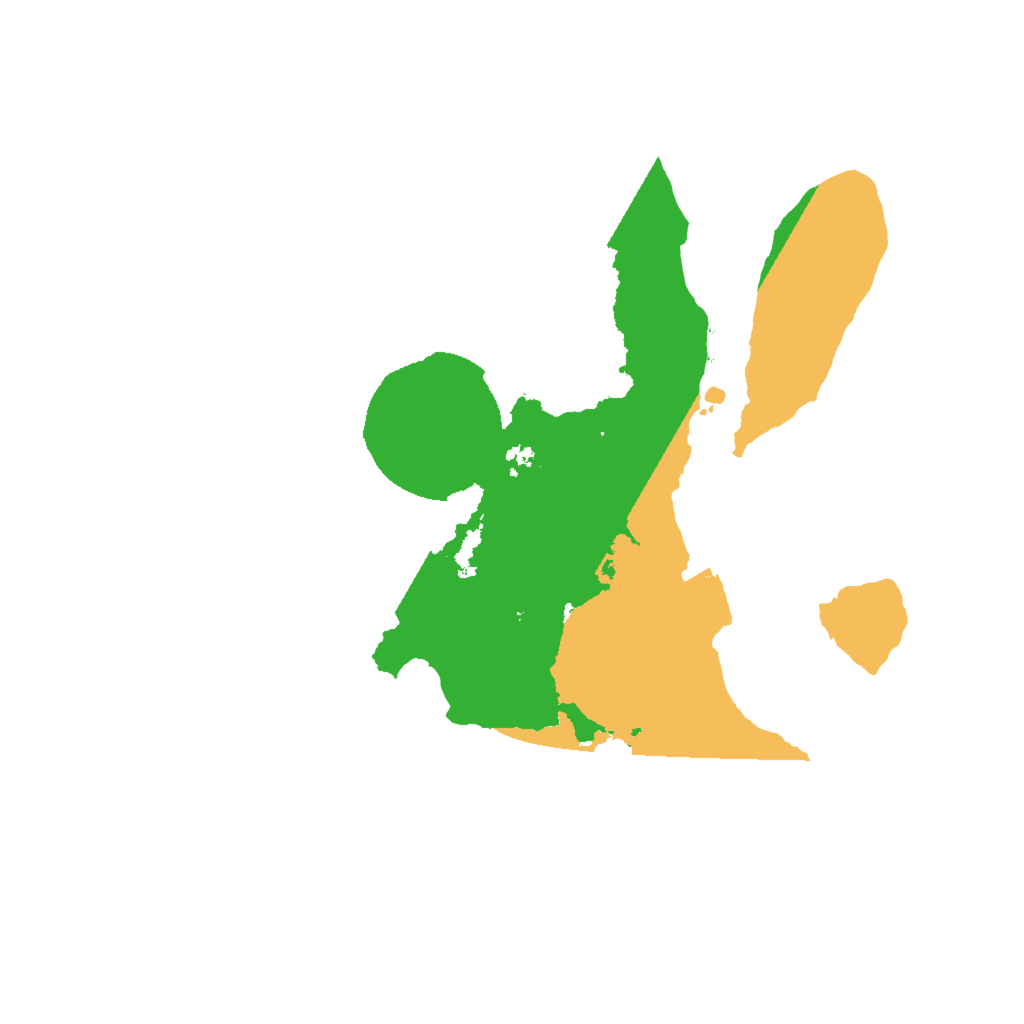 Biome Rust Map: Procedural Map, Size: 2000, Seed: 2150489