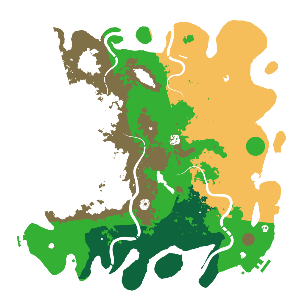 Biome Rust Map: Procedural Map, Size: 4250, Seed: 1786522331