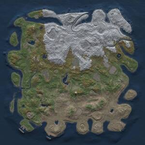 Thumbnail Rust Map: Procedural Map, Size: 4750, Seed: 452621013, 17 Monuments