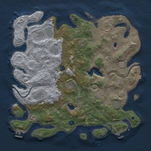 Thumbnail Rust Map: Procedural Map, Size: 4250, Seed: 269670473, 17 Monuments