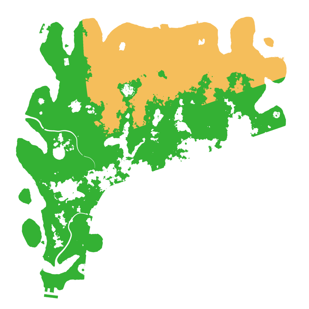 Biome Rust Map: Procedural Map, Size: 4500, Seed: 541473828