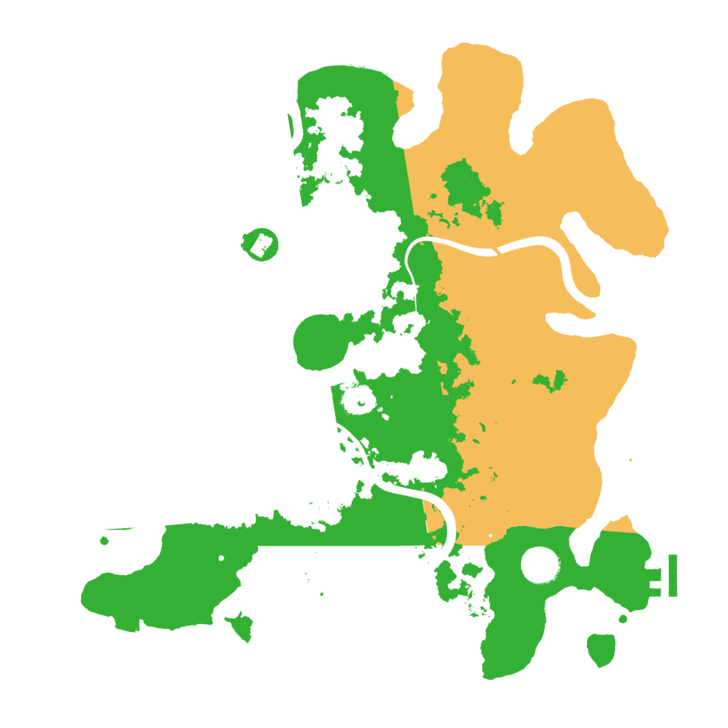 Biome Rust Map: Procedural Map, Size: 3500, Seed: 8765309