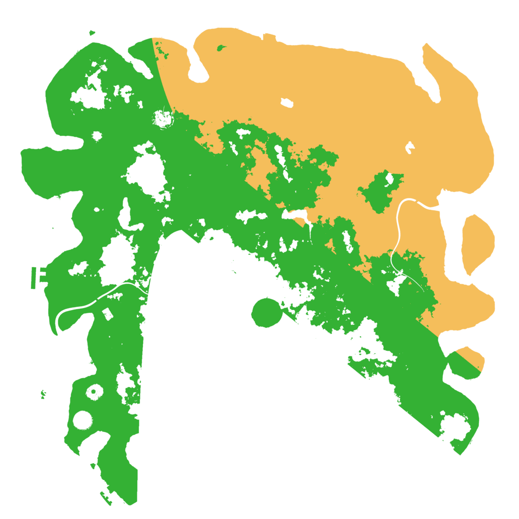 Biome Rust Map: Procedural Map, Size: 4800, Seed: 1076604492