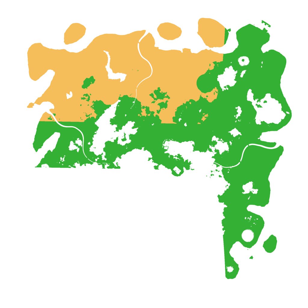 Biome Rust Map: Procedural Map, Size: 4450, Seed: 9877713