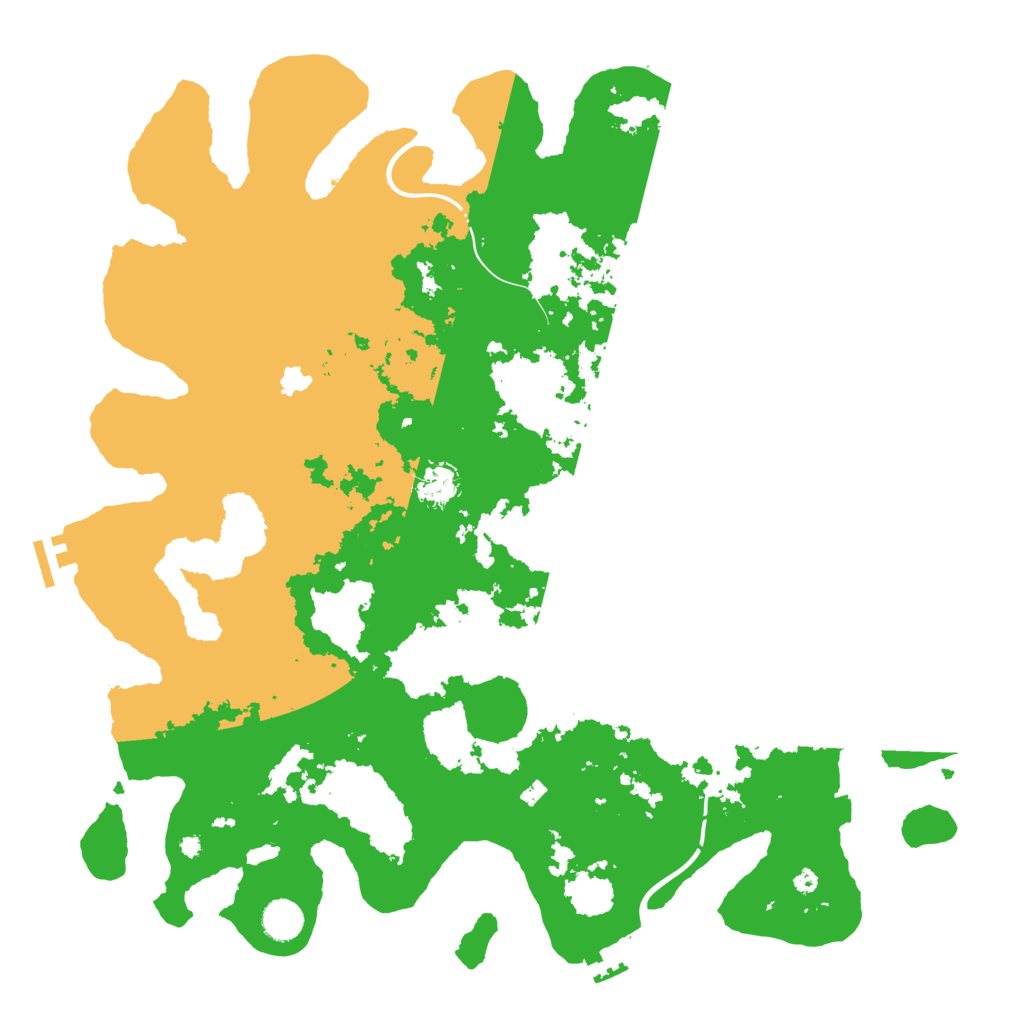 Biome Rust Map: Procedural Map, Size: 4333, Seed: 6022025