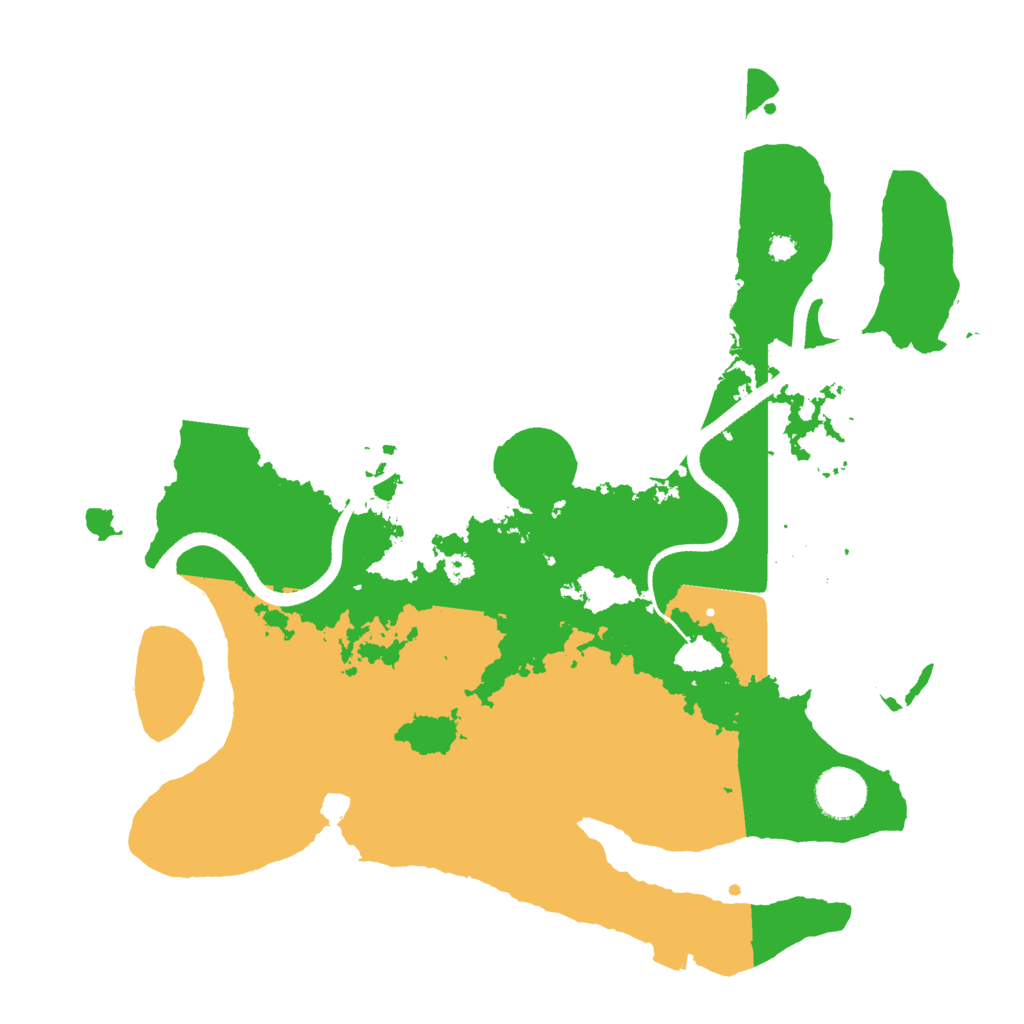 Biome Rust Map: Procedural Map, Size: 3500, Seed: 859860517