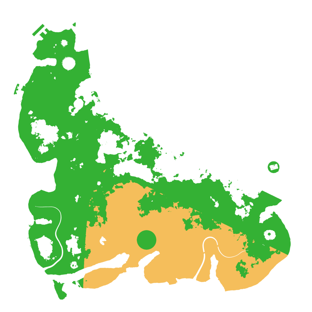 Biome Rust Map: Procedural Map, Size: 4250, Seed: 1373689778