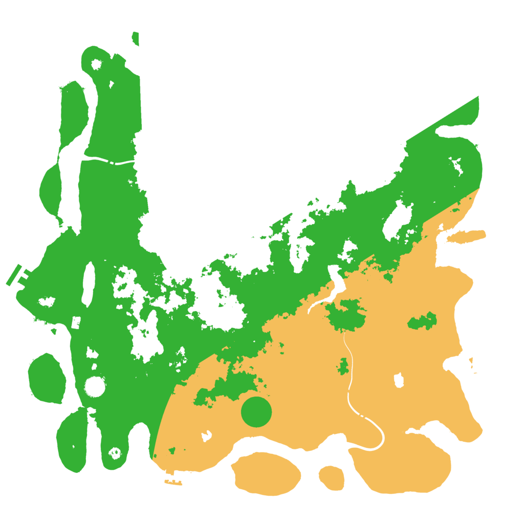 Biome Rust Map: Procedural Map, Size: 4500, Seed: 1861907895