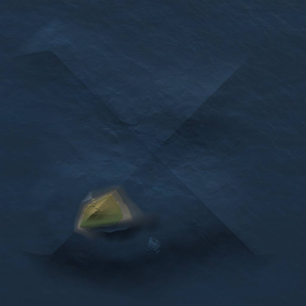 Rust Map: Procedural Map, Size: 1000, Seed: 5878954, 1 Monuments