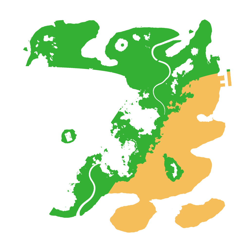 Biome Rust Map: Procedural Map, Size: 3000, Seed: 1749315494