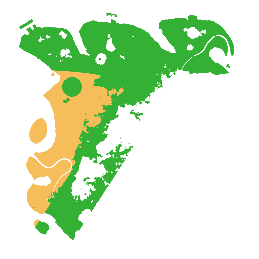Biome Rust Map: Procedural Map, Size: 3500, Seed: 1419852793