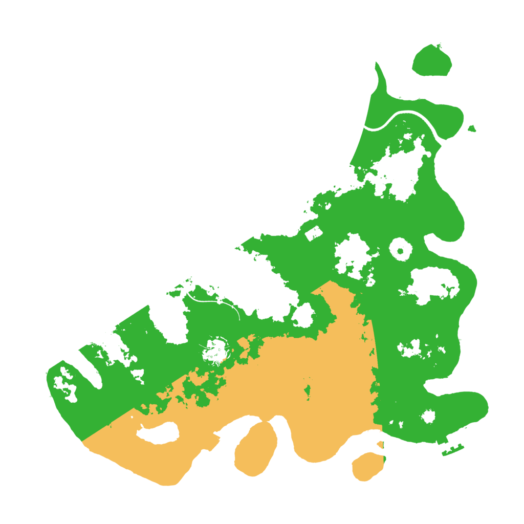 Biome Rust Map: Procedural Map, Size: 3500, Seed: 776723