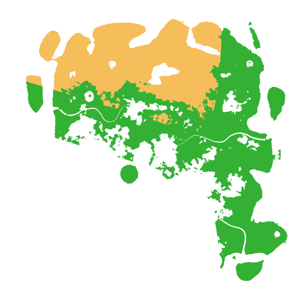 Biome Rust Map: Procedural Map, Size: 4500, Seed: 1659769079