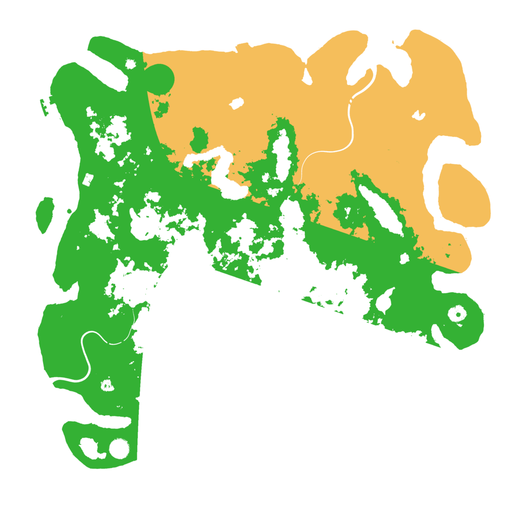 Biome Rust Map: Procedural Map, Size: 4500, Seed: 6777777