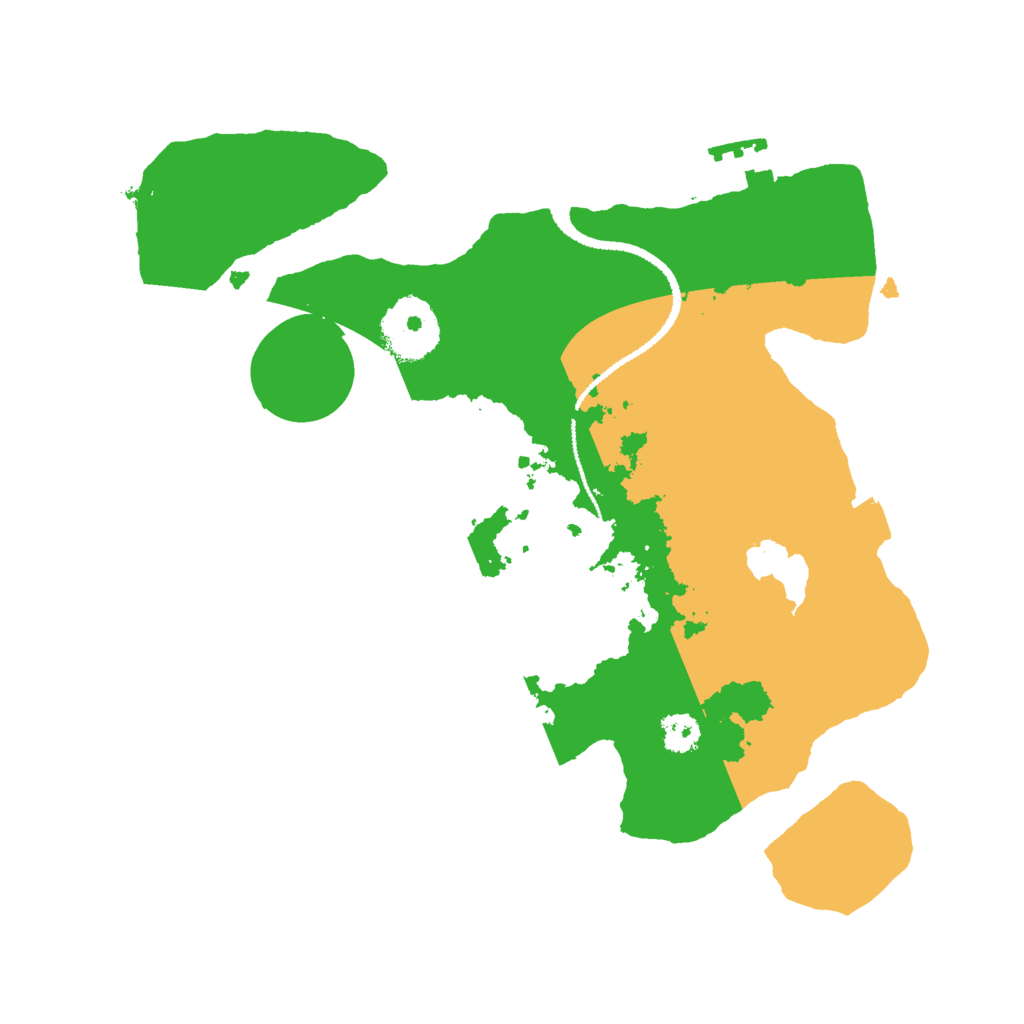 Biome Rust Map: Procedural Map, Size: 2650, Seed: 694949