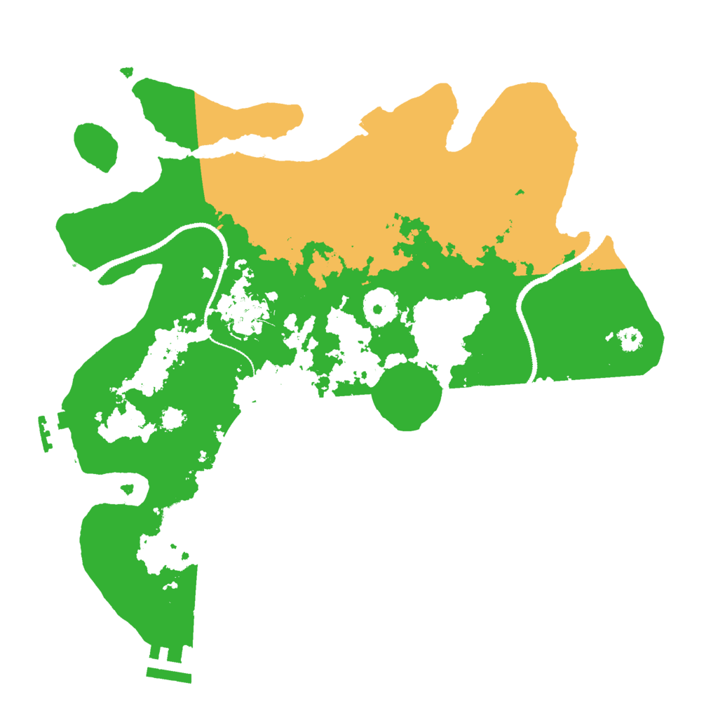 Biome Rust Map: Procedural Map, Size: 3000, Seed: 868003147