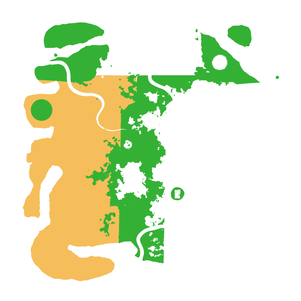 Biome Rust Map: Procedural Map, Size: 3700, Seed: 2009129393
