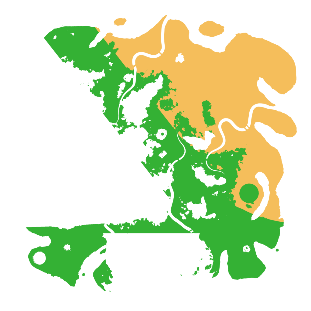 Biome Rust Map: Procedural Map, Size: 4300, Seed: 2145580873