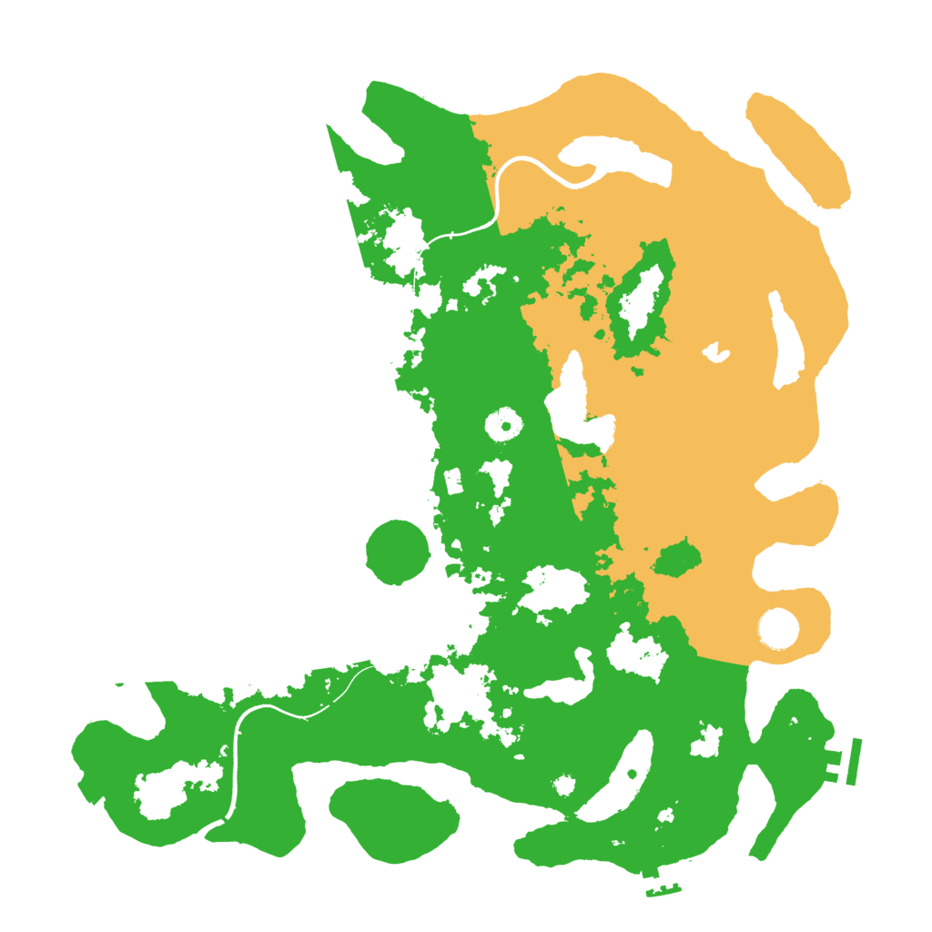Biome Rust Map: Procedural Map, Size: 4000, Seed: 448128450