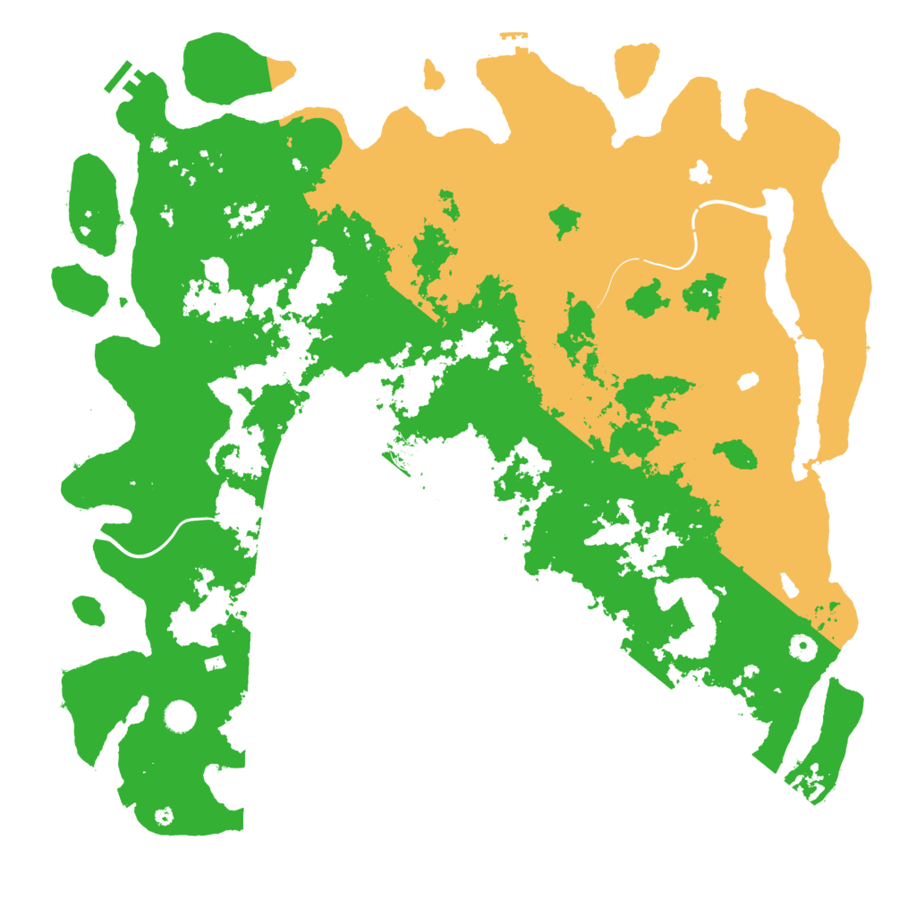 Biome Rust Map: Procedural Map, Size: 5000, Seed: 873642069