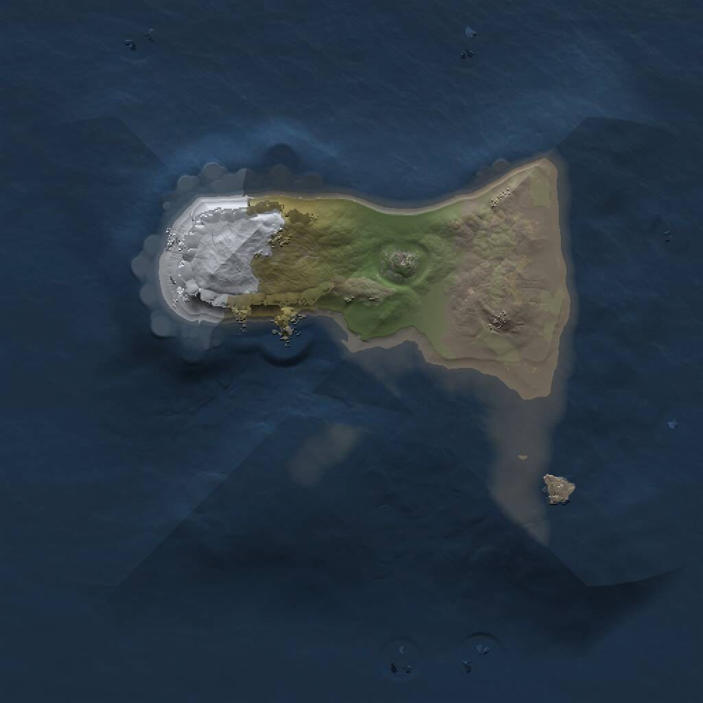 Rust Map: Procedural Map, Size: 1200, Seed: 578872102, 1 Monuments