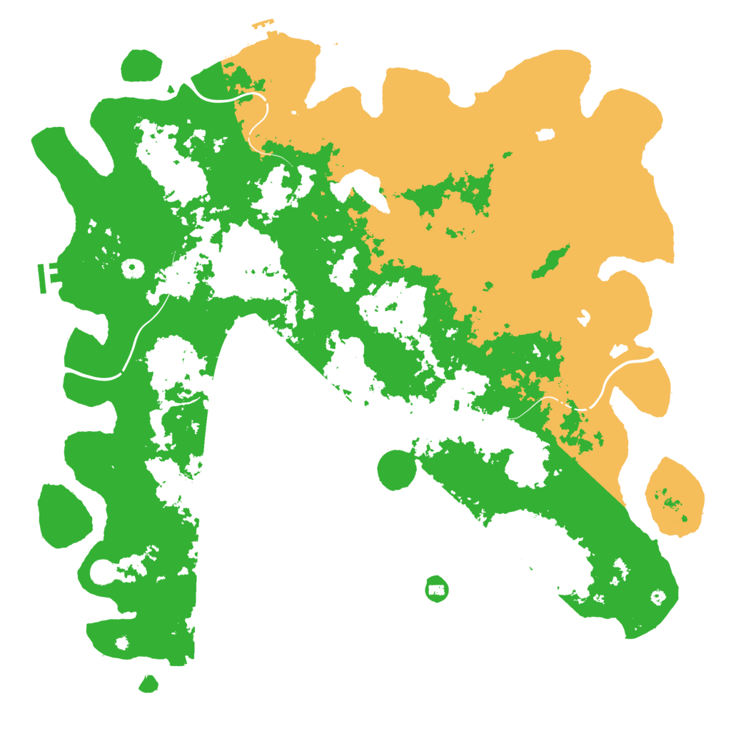Biome Rust Map: Procedural Map, Size: 5000, Seed: 72492671