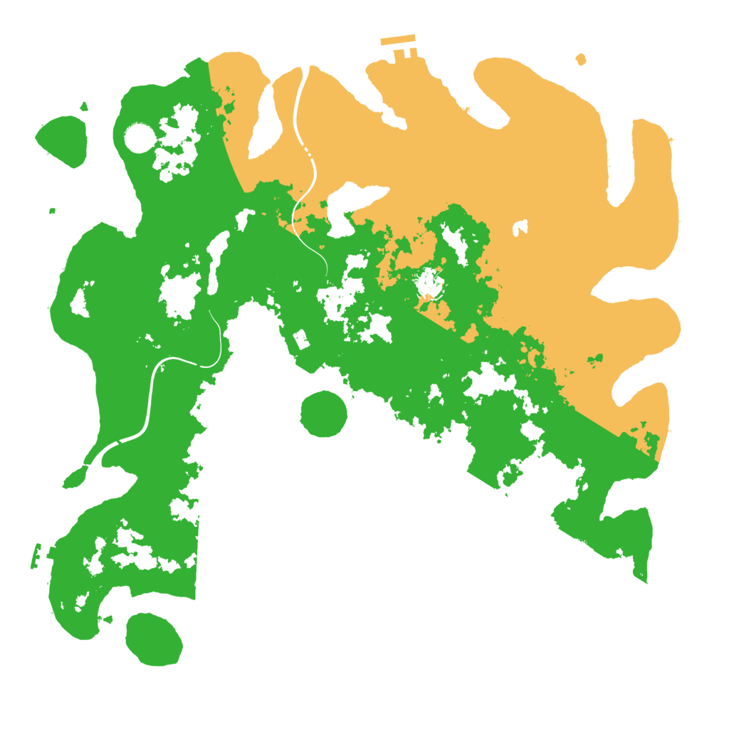 Biome Rust Map: Procedural Map, Size: 4250, Seed: 882540817