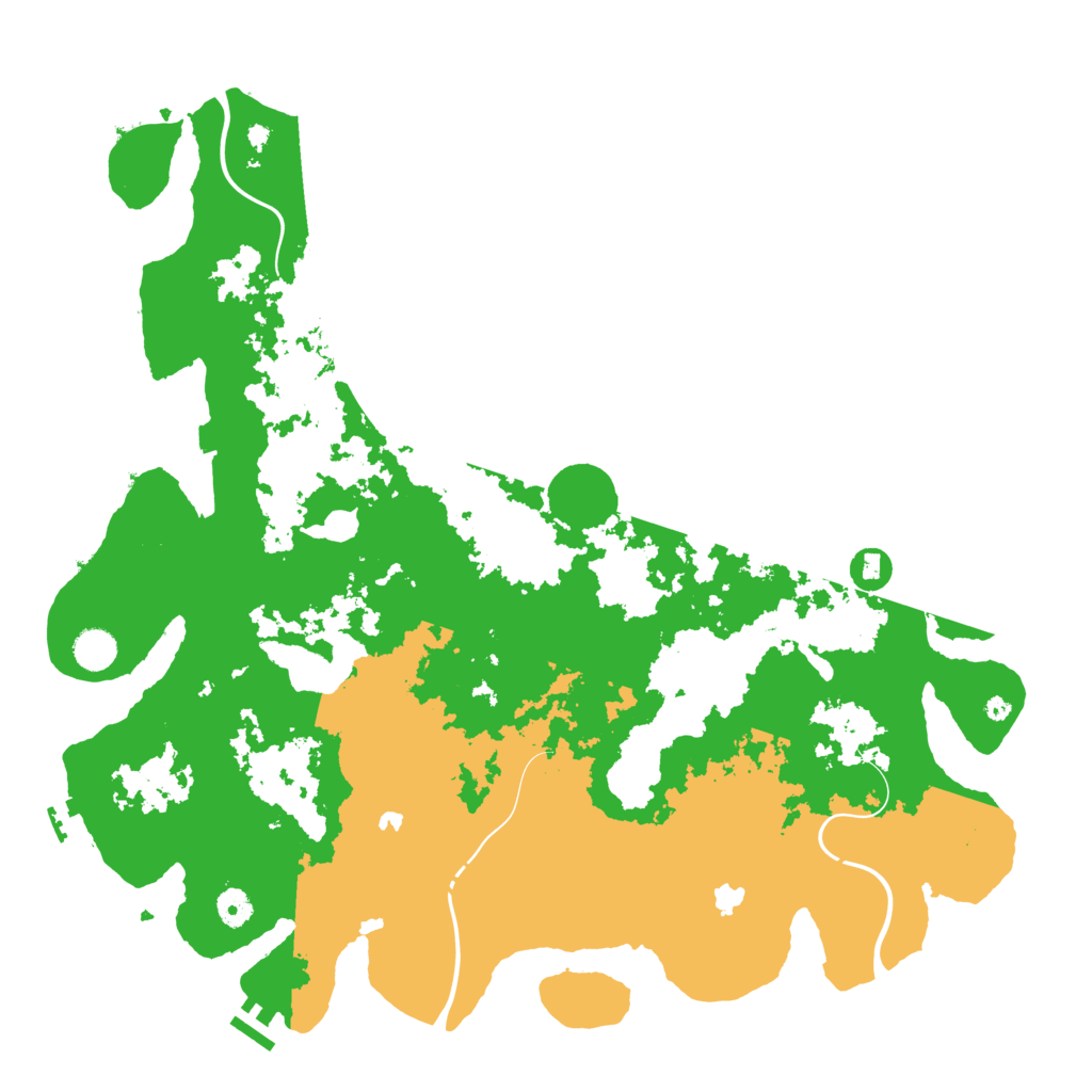 Biome Rust Map: Procedural Map, Size: 4500, Seed: 1614974839