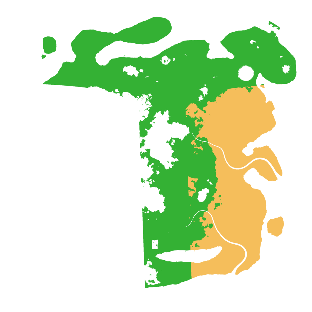 Biome Rust Map: Procedural Map, Size: 3600, Seed: 360212430