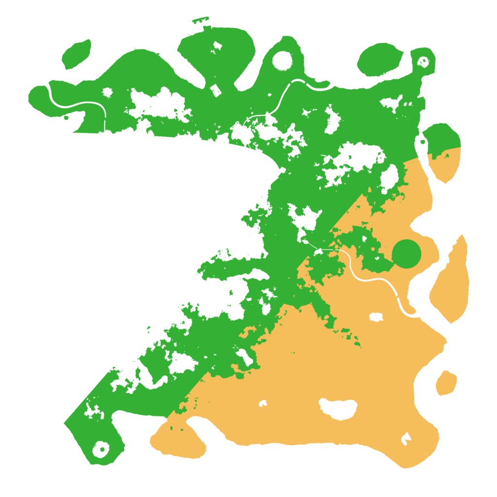 Biome Rust Map: Procedural Map, Size: 4500, Seed: 412408964