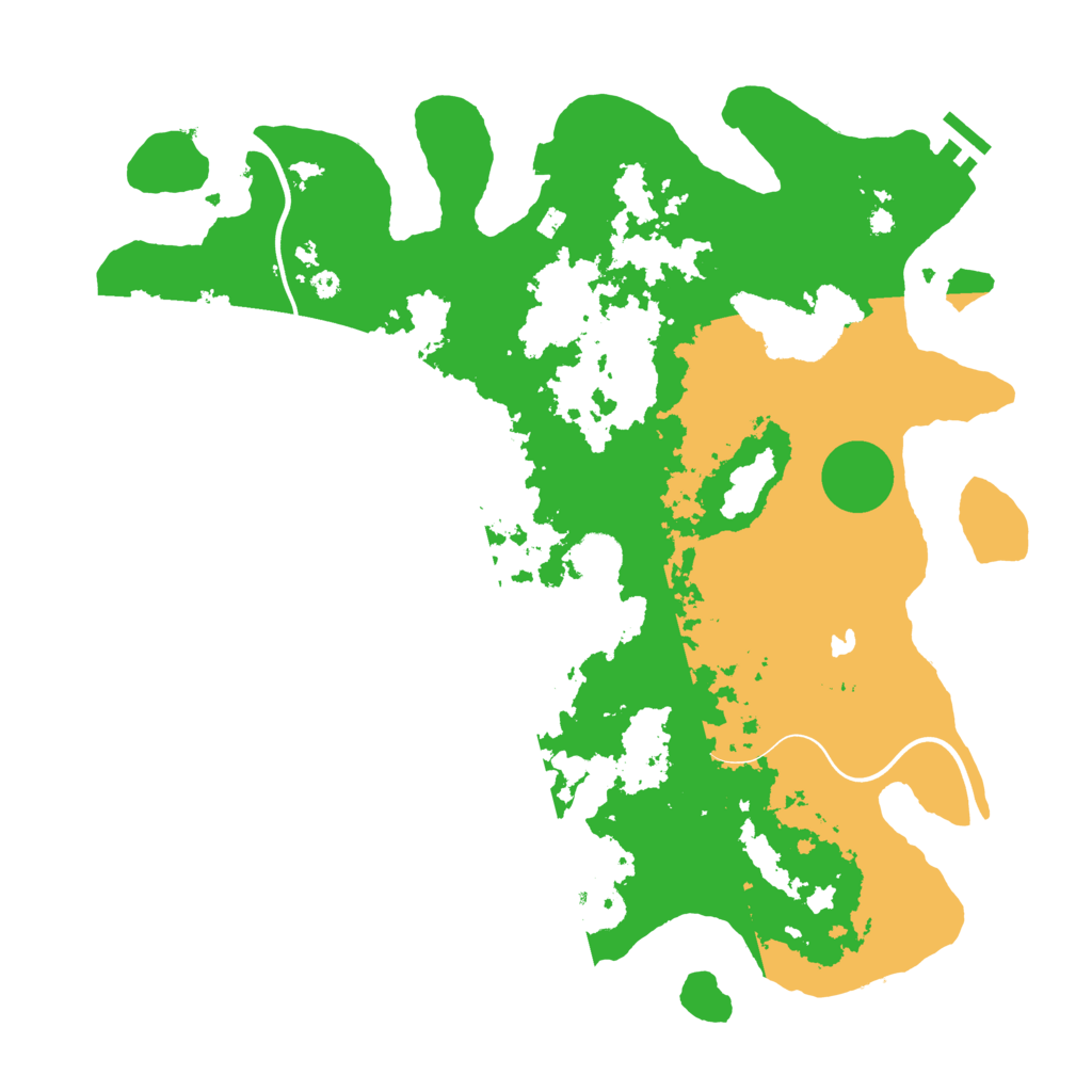 Biome Rust Map: Procedural Map, Size: 4000, Seed: 7950193