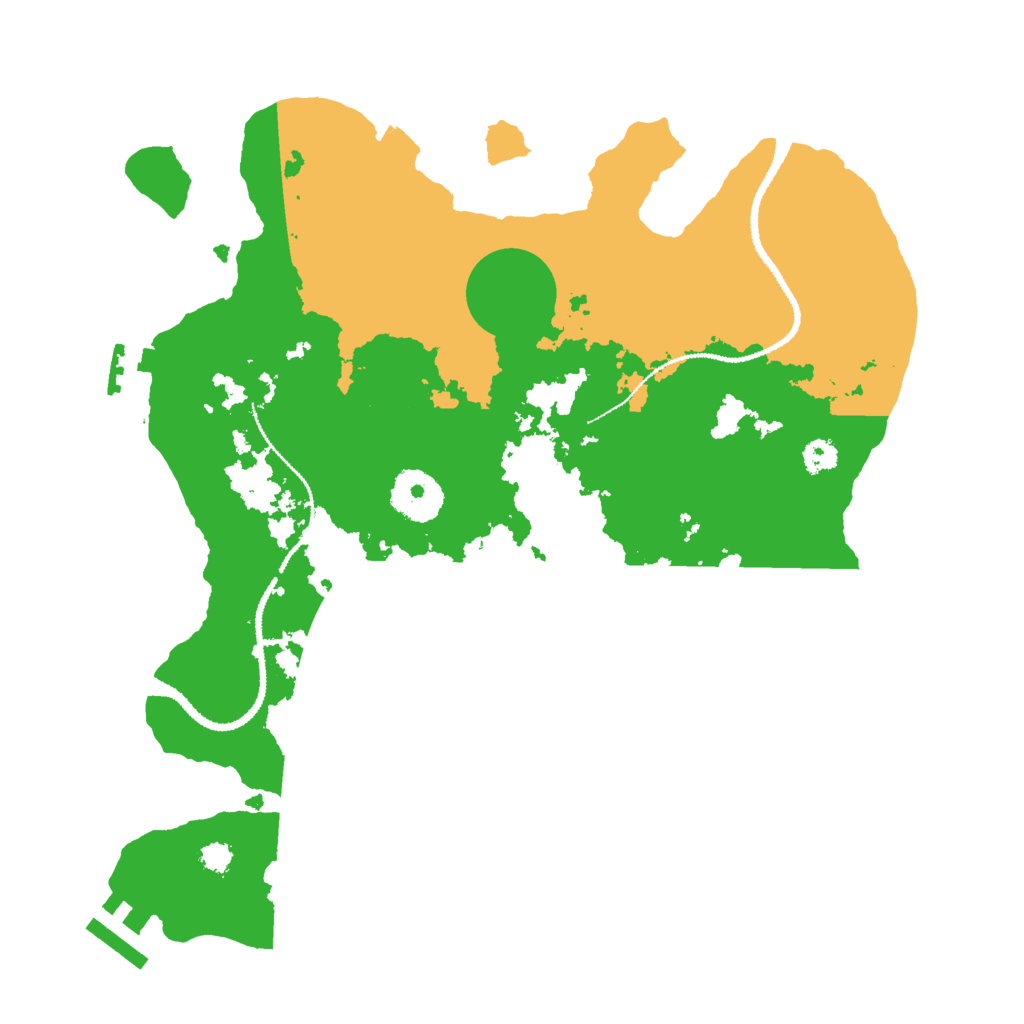 Biome Rust Map: Procedural Map, Size: 3000, Seed: 897145801