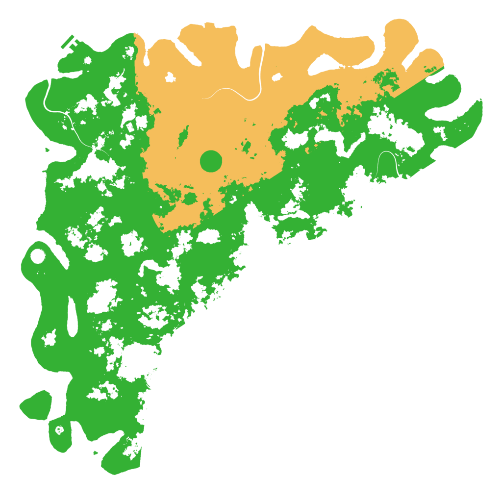 Biome Rust Map: Procedural Map, Size: 6000, Seed: 1615051852