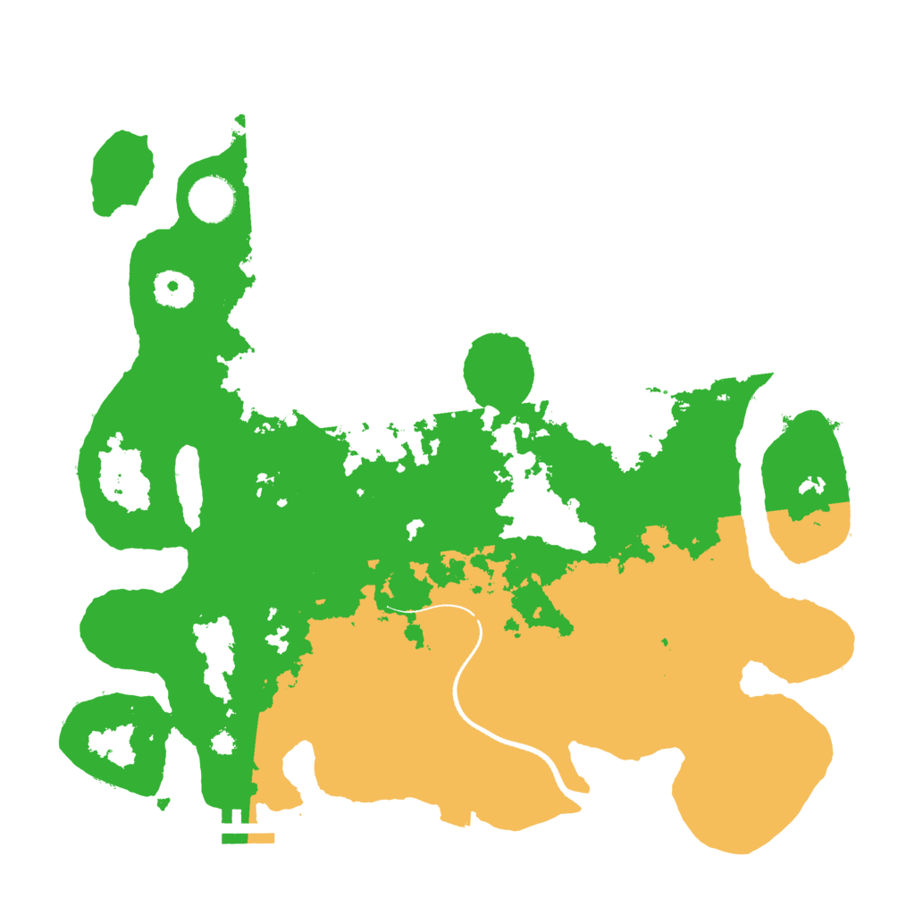 Biome Rust Map: Procedural Map, Size: 3500, Seed: 2052197687