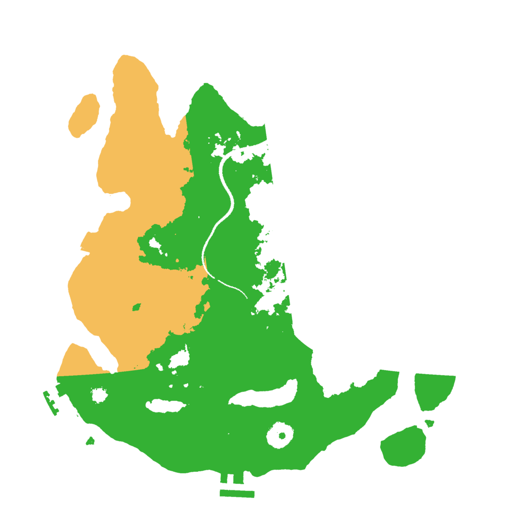 Biome Rust Map: Procedural Map, Size: 3000, Seed: 574276