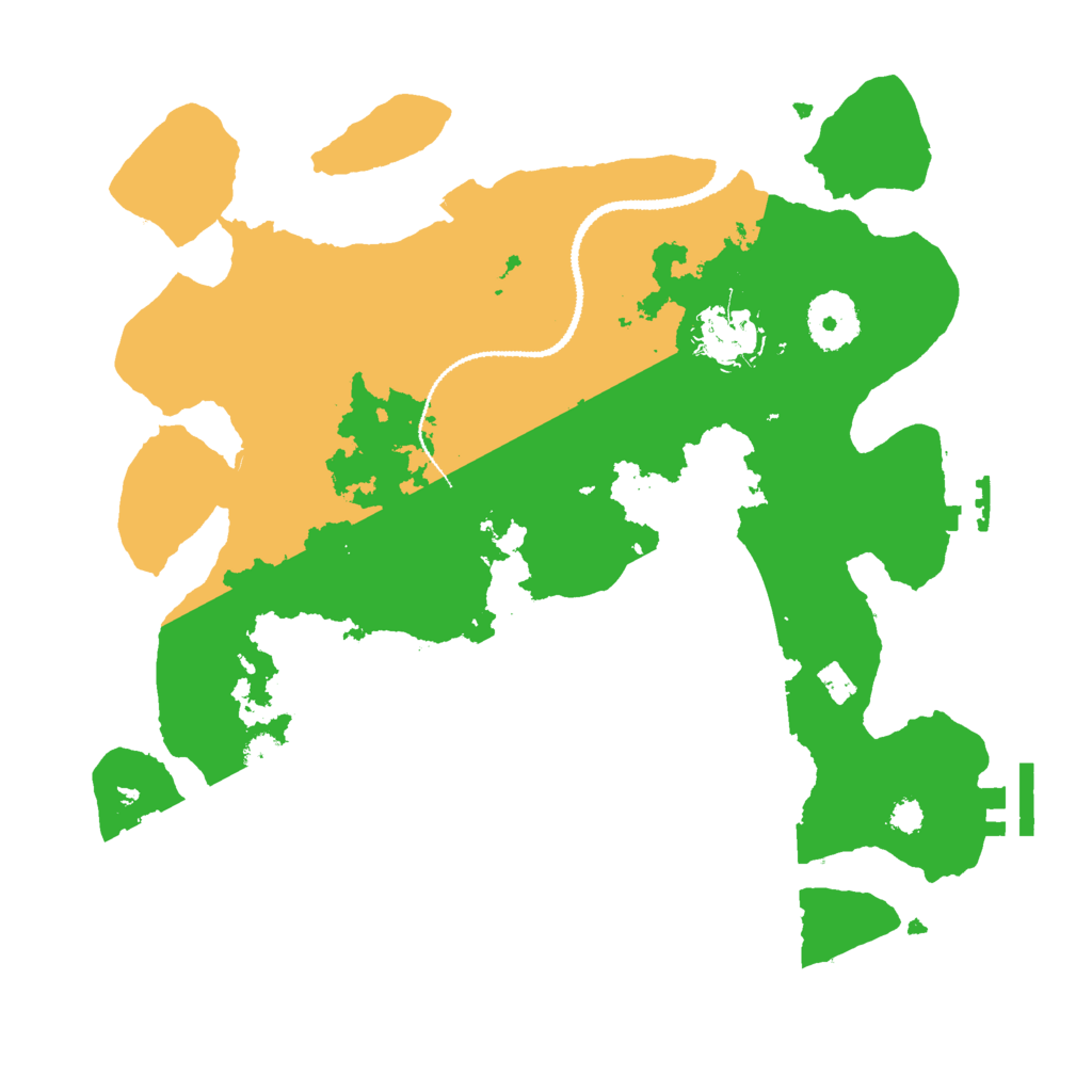 Biome Rust Map: Procedural Map, Size: 3000, Seed: 2013810544