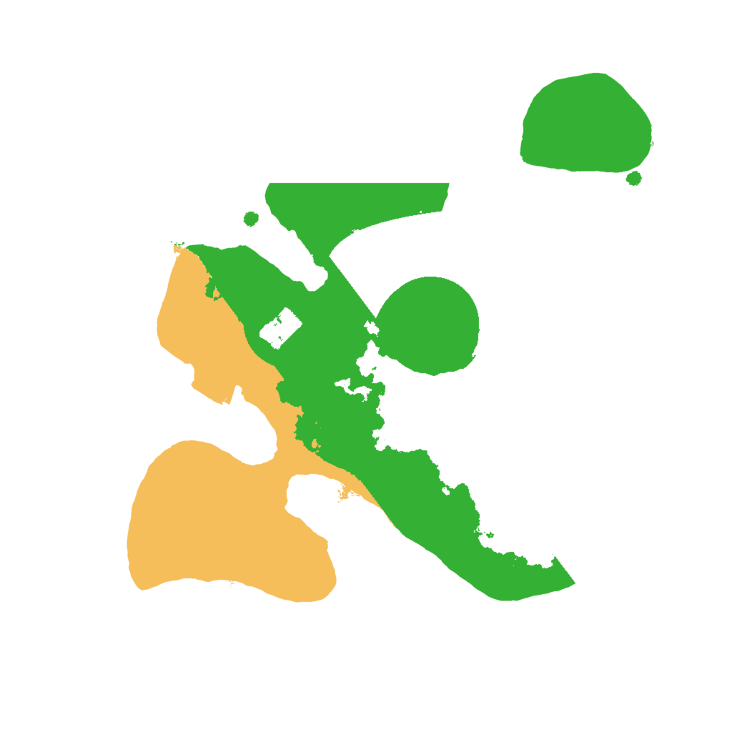 Biome Rust Map: Procedural Map, Size: 2000, Seed: 13926242